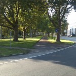 17a-Halle Blick Von Ende Gimritzer Damm Zu Heideallee Nach Nordwesten (1)