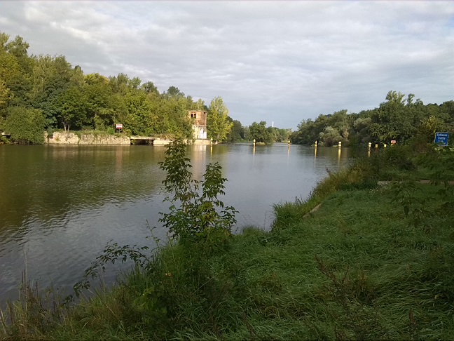 1a-Halle Blick Von Weg Zwischen Klausberge & Trotha Nach Nordwesten Zu Papiermühle Kröllwitz & Saale & NSG Forstwerder (3)