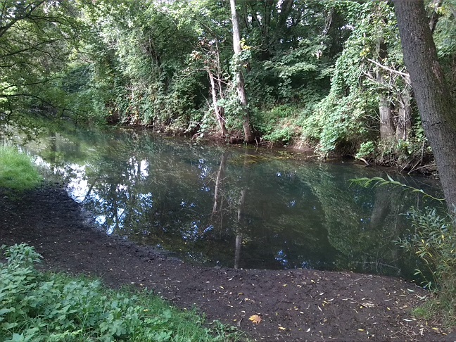 48a-Leipzig-Schönefeld-Abtnauendorf-Parthe Nordöstlich Ossietzkystraße Blick Flussabwärts Nach Norden (1)