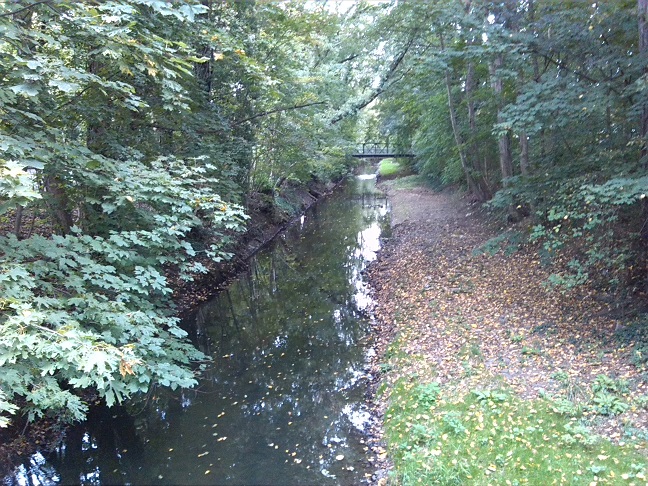59a-Leipzig Brücke Ecke Primavesistraße & Turmgutstraße Blick Auf Parthe Flussabwärts Nach Nordwesten (3)
