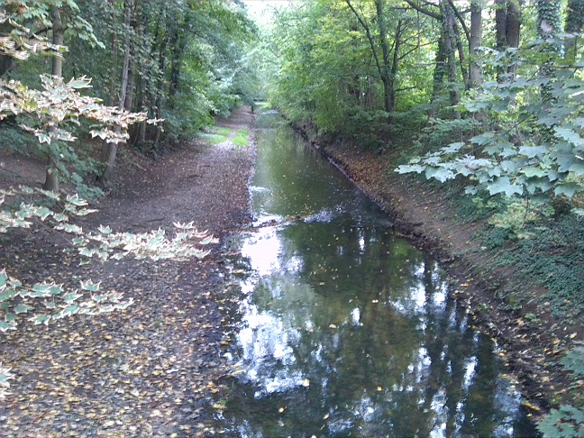60a-Leipzig Brücke Ecke Primavesistraße & Turmgutstraße Blick Auf Parthe Flussaufwärts Nach Südosten (2)