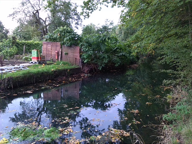 64a-Leipzig Rosental Blick Auf Parthe Flussaufwärts Nach Südosten Kurz Vor Einmündung In Weiße Elster (1)
