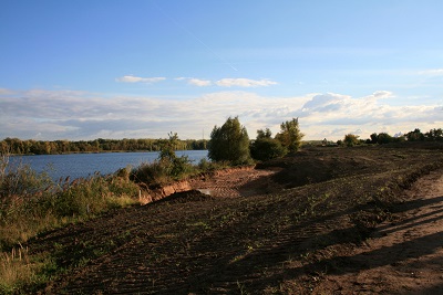 13a-Halle-Büschdorf Hufeisensee Westufer Blick Nach Südosten & Süden