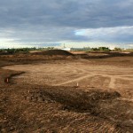 41a-Halle-Büschdorf Hufeisensee Westufer Südteil Blick Nach Nordwesten Golfplatz