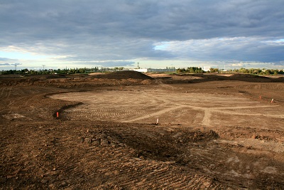 41a-Halle-Büschdorf Hufeisensee Westufer Südteil Blick Nach Nordwesten Golfplatz