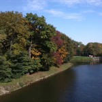 7a-Halle Blick Von Forstwerderbrücke Nach Nordosten Zu Saale & Forstwerder & Schleusengraben & Mühlgraben In Trotha (1)