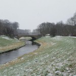 11a-Leipzig Blick Von Reitweg Östlich Burgaue In Richtung Leutzsch-Wahrner-Brücke Nahleaufwärts Nach Osten