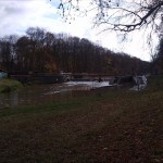 18a-Leipzig Pleiße Blick Von Der Beipert Nach Südosten Zu Wehr Connewitz & Pleißemühlengraben (1)