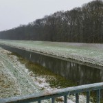 1a-Leipzig Blick Von Brücke Gustav-Esche-Straße Auf Neue Luppe & Der Möckernsche Winkel Nach Südosten