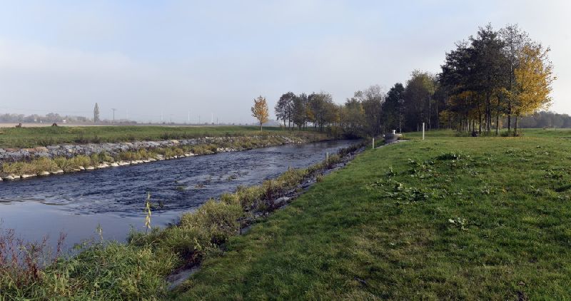 4-Berga-Kelbra Blick Helmeabwärts Nach Osten In Richtung Thürungen