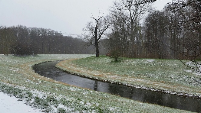 9a-Leipzig Blick Unweit Von Leutzsch-Wahrner-Brücke Nahleabwärts Nach Nordwesten
