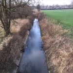 18a-Merseburg Graben An Grenze Zu Leuna Blick Nach Westen Von Brücke Am Saale-Radwanderweg & Saale (2)