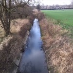 18a-Merseburg Graben An Grenze Zu Leuna Blick Nach Westen Von Brücke Am Saale-Radwanderweg & Saale (2)