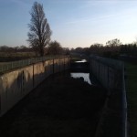 55a-Merseburg Blick Von Brücke Auf Werderschleuse & Mittelkanal Nach Südosten (5)