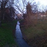 93a-Merseburg-Blick Von Brücke Schulstraße Auf Klia Abwärts In Richtung Eulenturm Nach Nordosten (2)