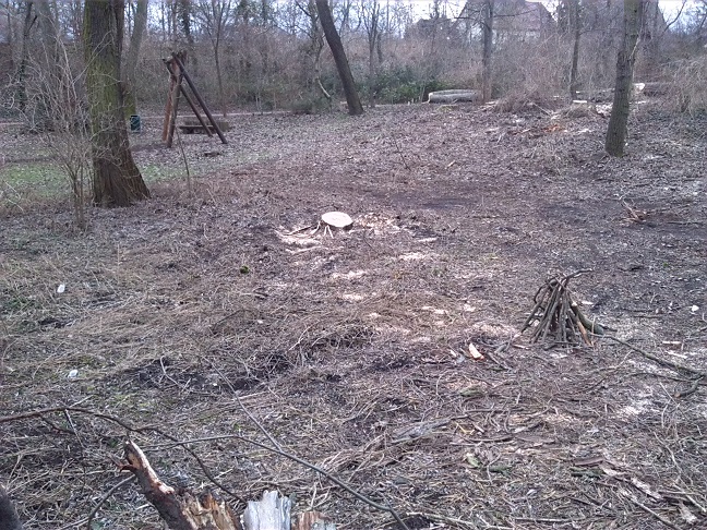 14a-Merseburg Weg Südöstlich Parallel Geisel Zwischen Hinteren Gotthardteich & Thomas Müntzer Straße Blick Nach Süden (1)