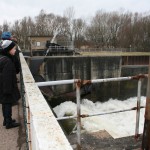 18a-Halle Blick Pulverweiden Auf Pulverweidenwehr & Elisabethsaale Nach Westen