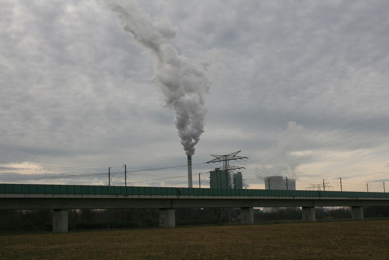 19a-Halle Planenaer Landstraße Unweit Planena Blick Über ICE-Strecke Nach Südwesten Zu Kraftwerk Korbetha