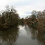 1a-Halle Merseburger Straße B91 Blick Auf Weiße Elster Flussabwärts Nach Nordwesten