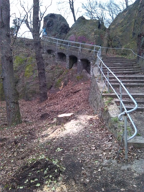 28a-Blick Von Saalepromenade In Richtung Klausberge Nach Norden (1)