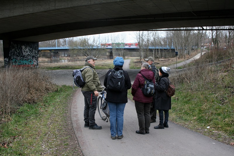 3a-Halle Blick Vom Holzplatz In Richtung Saale & Sandanger Nach Nordwesten