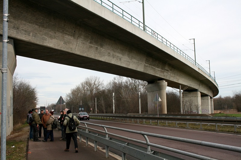 5a-Halle Merseburger Straße B91 Blick Auf ICE-Strecke Nach Nordosten