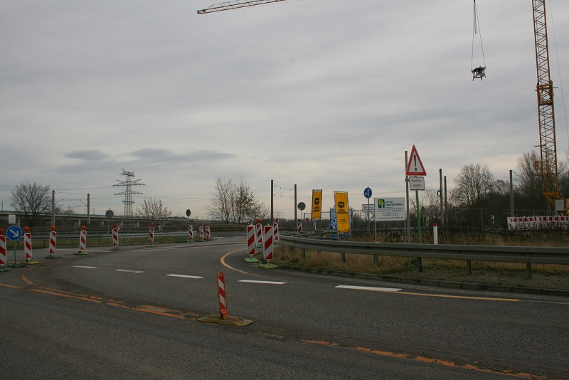 7a-Halle Kreuzung Planenaer Landstraße & Merseburger Straße B91 Blick Nach Nordosten