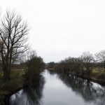 39a-Weißenfels Großkorbetha Blick Von Brücke Lützener Straße Auf Saale Nach Nordosten Flussabwärts