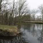 48a-Bad Dürrenberg Saaleweg Blick Auf Einmündung Ellerbach & Saale Nach Süden