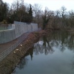 4a-Halle Blick Von Schwanenbrücke Nach Nordosten Auf Weg Am Weinberg & Wilde Saale & Peißnitz (1)