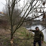 7a-Weißenfels Burgwerben Blick Auf Saaleufer & Saale Flußabwärts Nach Nordosten