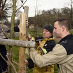 Bild 21 - Reparatur eines der Pfähle