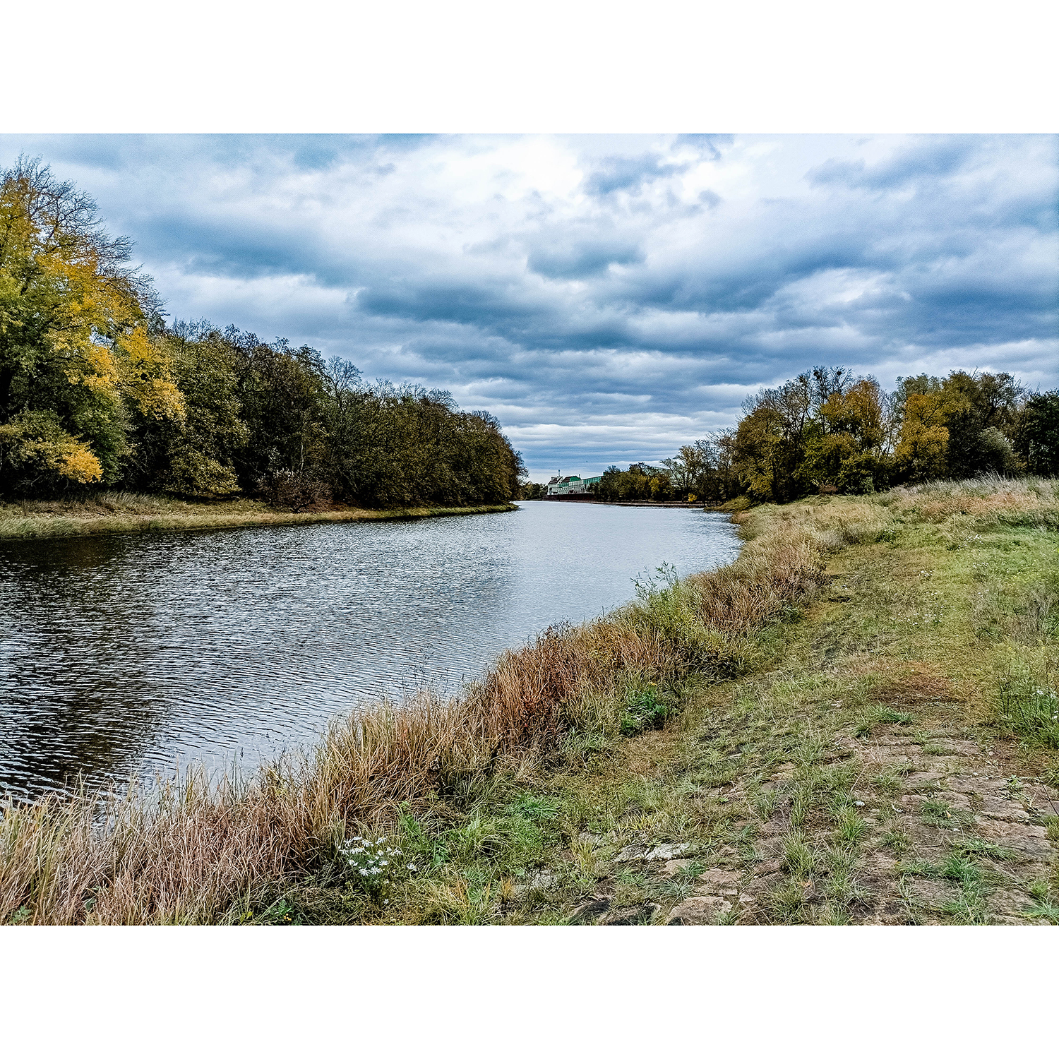 20-Dessau-Roßlau-Roßlau - Unterluch-Nordwestspitze - Blick nach Nordosten auf Industriehafen Roßlau