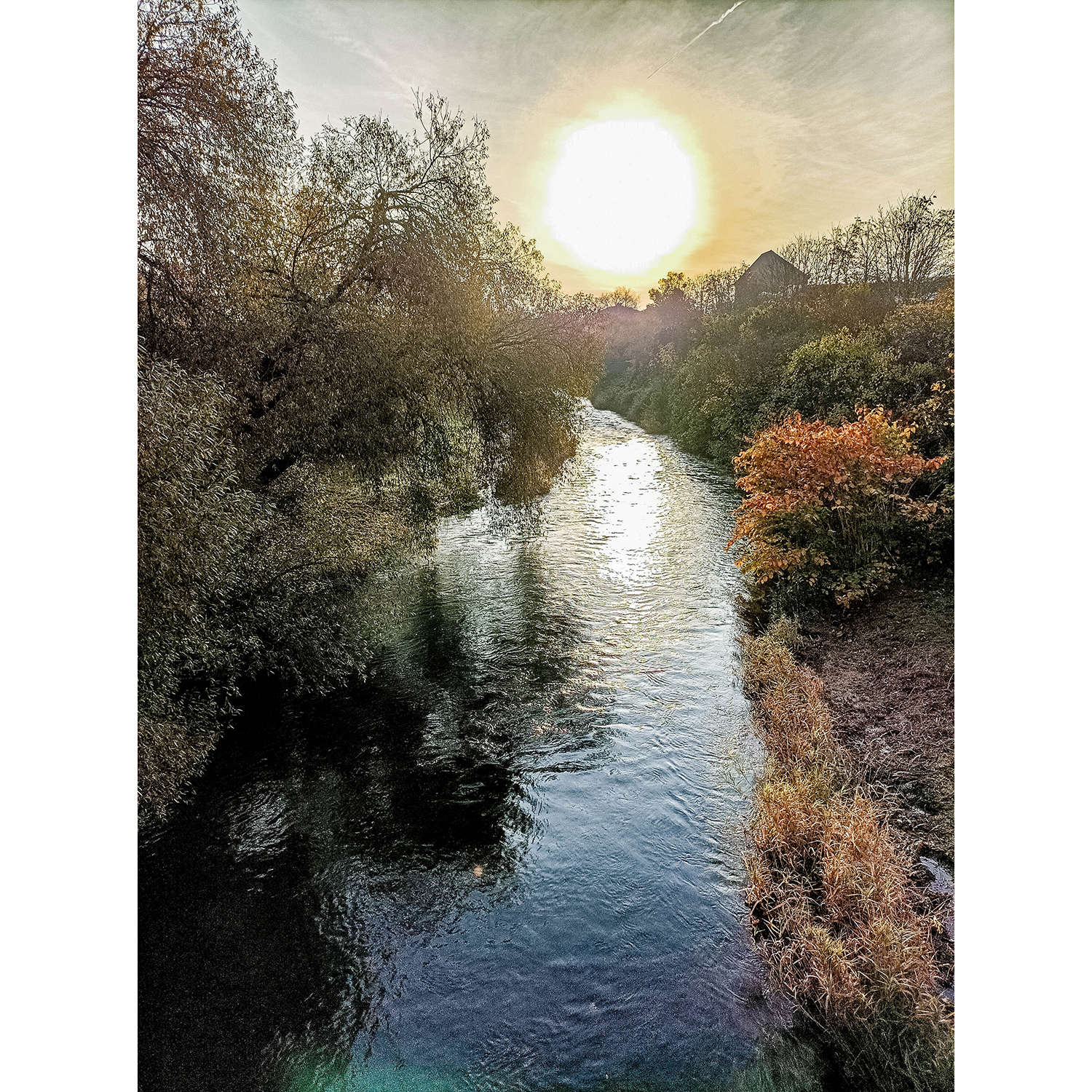 02-Nordhausen-Brücke - Bahnhofstraße - Blick nach Südosten auf Zorge gewässerabwärts