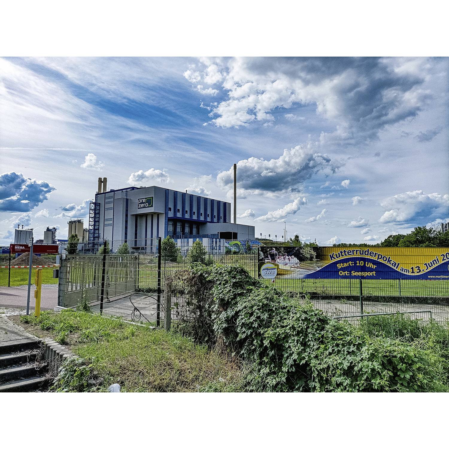 63-Bernburg-Köthensche Straße - Blick nach Nordwesten auf Gelände & Gebäude PreZero Energy Bernburg GmbH